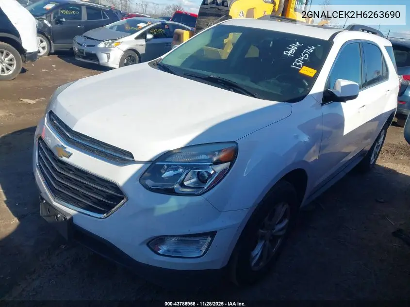 2GNALCEK2H6263690 2017 Chevrolet Equinox Lt