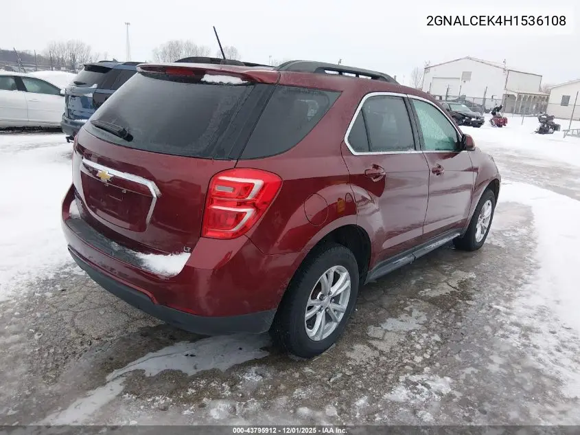 2GNALCEK4H1536108 2017 Chevrolet Equinox Lt
