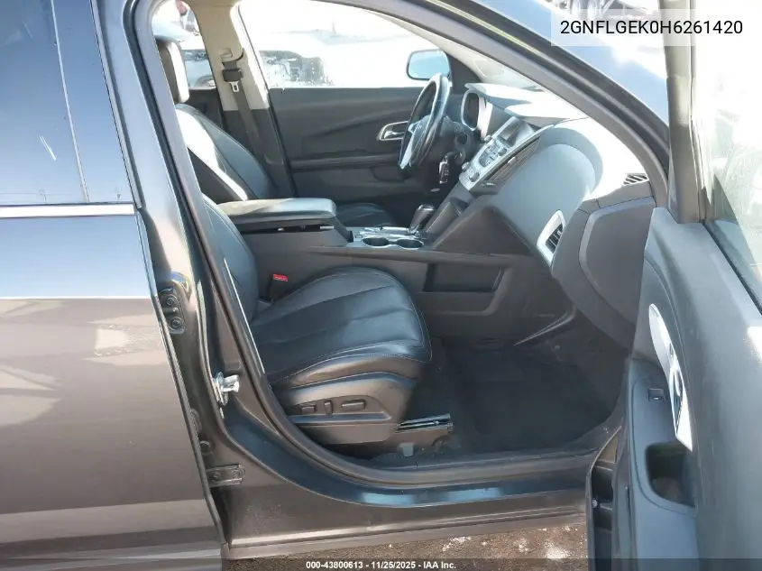 2GNFLGEK0H6261420 2017 Chevrolet Equinox Premier