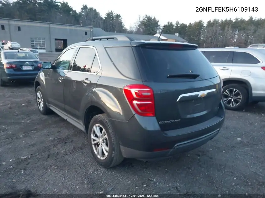 2GNFLFEK5H6109143 2017 Chevrolet Equinox Lt
