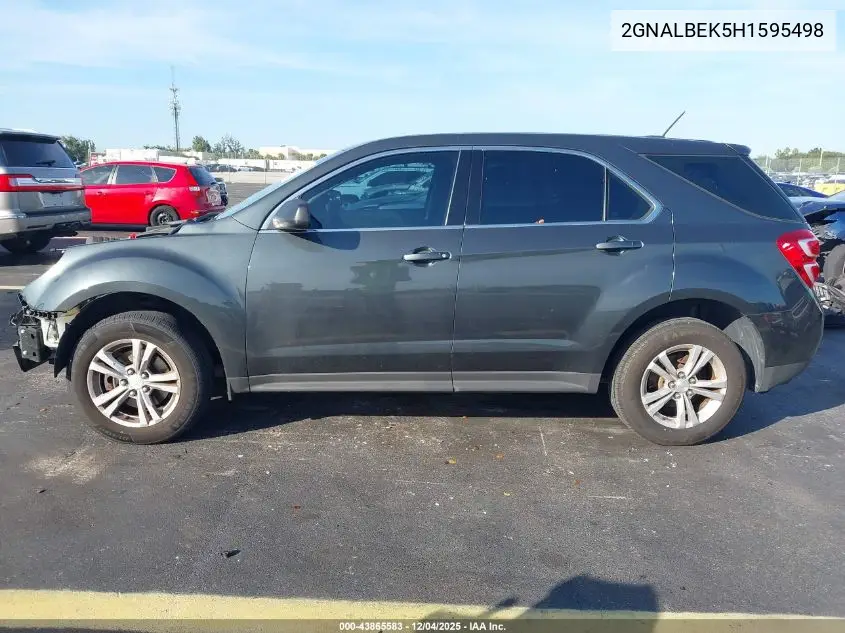 2GNALBEK5H1595498 2017 Chevrolet Equinox Ls