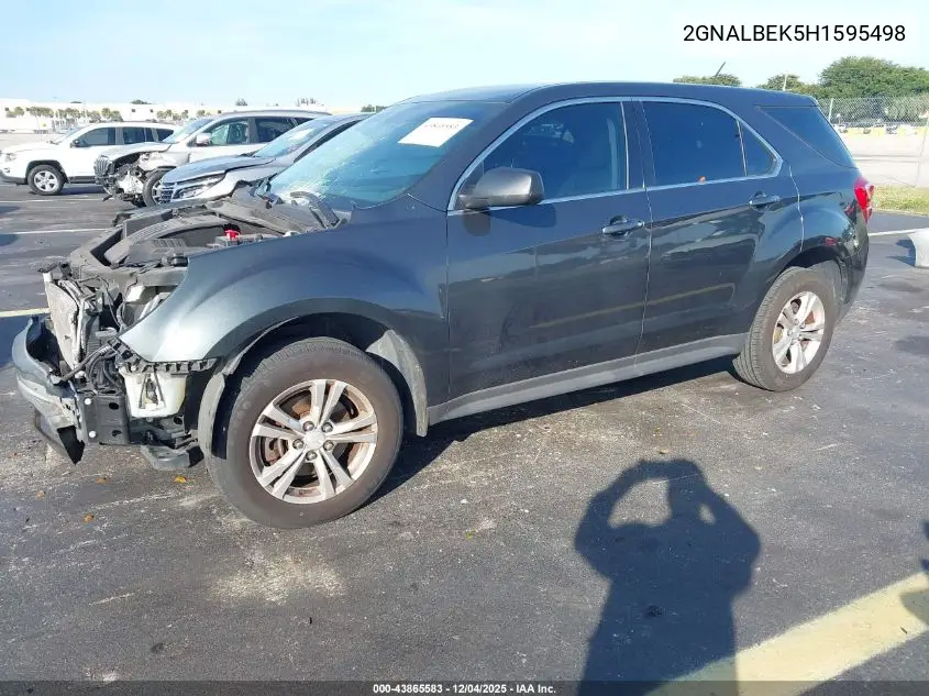 2GNALBEK5H1595498 2017 Chevrolet Equinox Ls