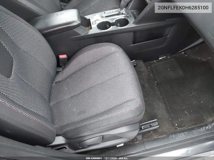 2GNFLFEK0H6285100 2017 Chevrolet Equinox Lt