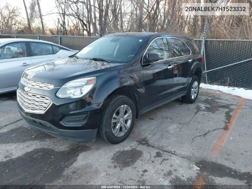 2GNALBEK7H1523332 2017 Chevrolet Equinox Ls