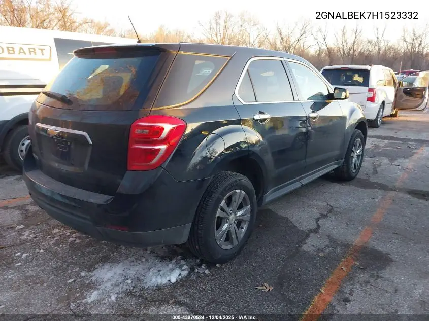 2GNALBEK7H1523332 2017 Chevrolet Equinox Ls