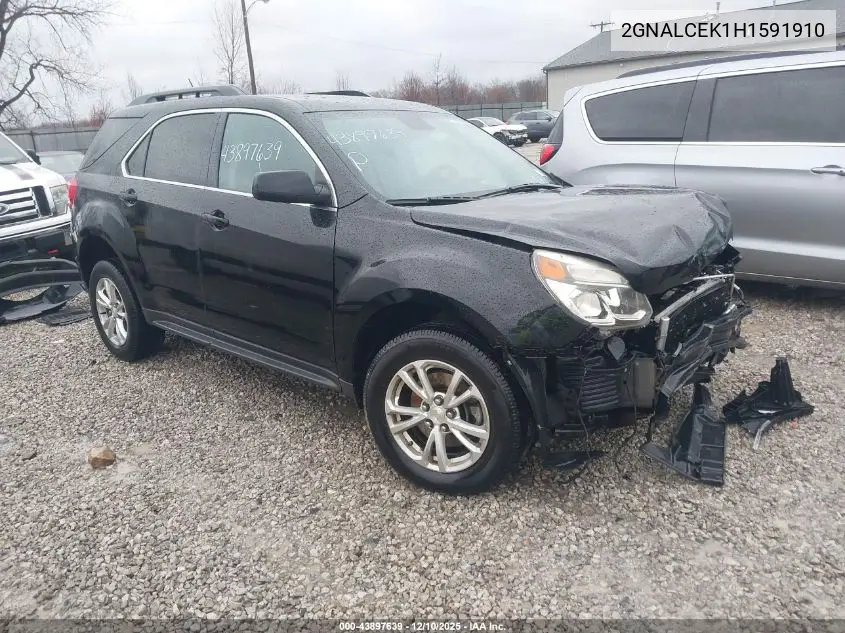 2GNALCEK1H1591910 2017 Chevrolet Equinox Lt