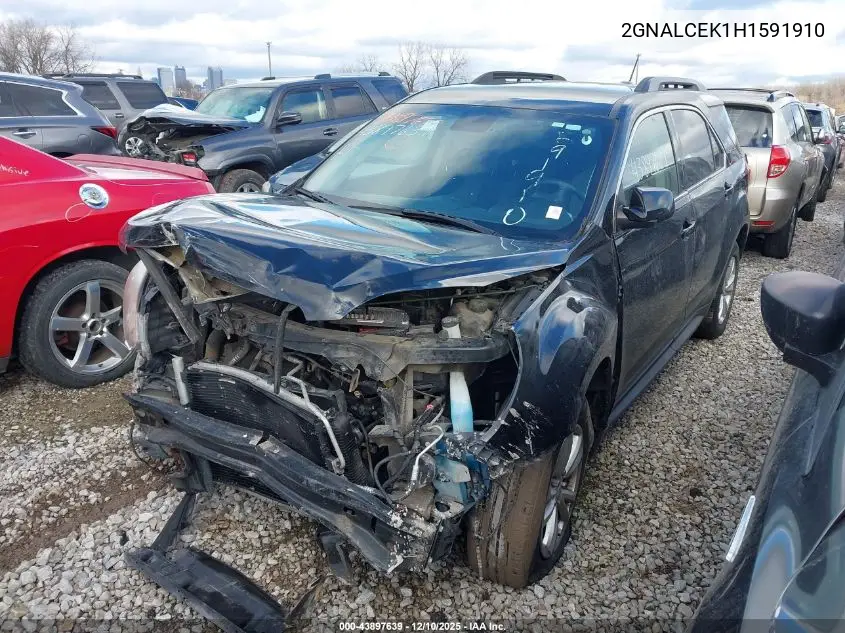 2GNALCEK1H1591910 2017 Chevrolet Equinox Lt