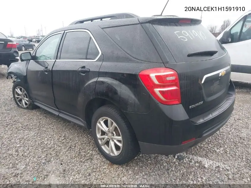 2GNALCEK1H1591910 2017 Chevrolet Equinox Lt