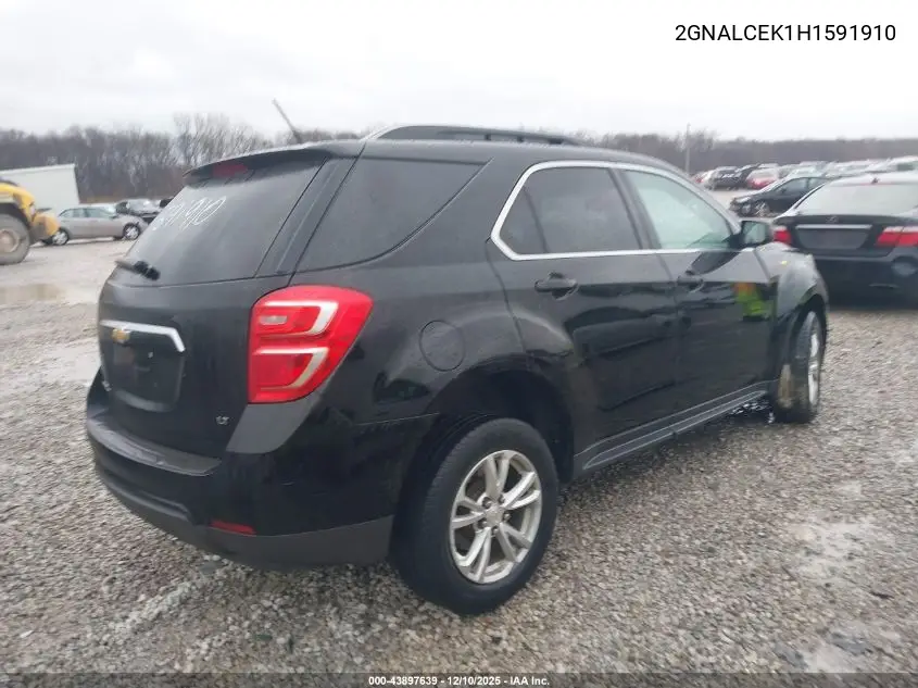 2GNALCEK1H1591910 2017 Chevrolet Equinox Lt