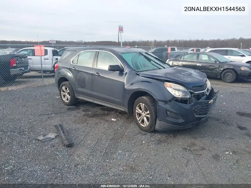 2GNALBEKXH1544563 2017 Chevrolet Equinox Ls