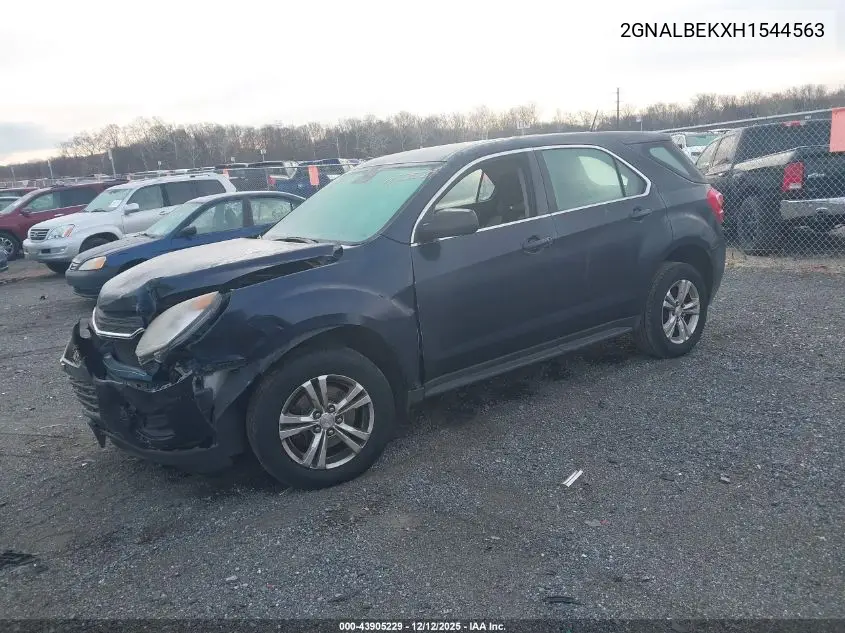 2GNALBEKXH1544563 2017 Chevrolet Equinox Ls