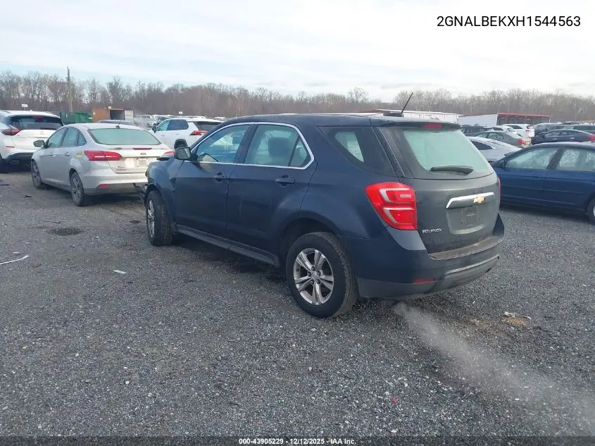 2GNALBEKXH1544563 2017 Chevrolet Equinox Ls