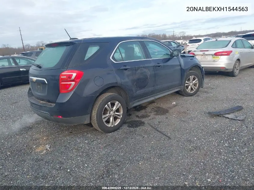 2GNALBEKXH1544563 2017 Chevrolet Equinox Ls
