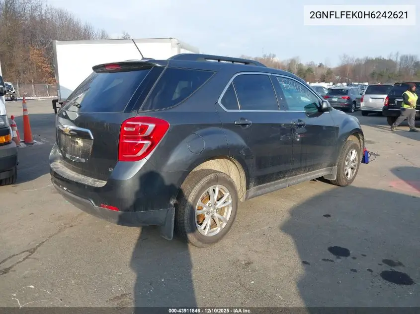 2GNFLFEK0H6242621 2017 Chevrolet Equinox Lt