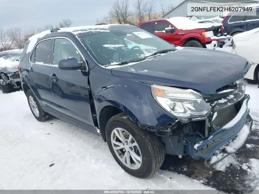 2GNFLFEK2H6207949 2017 Chevrolet Equinox Lt