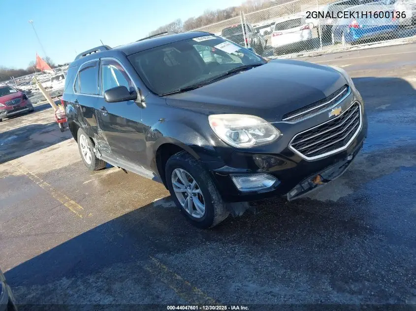 2GNALCEK1H1600136 2017 Chevrolet Equinox Lt