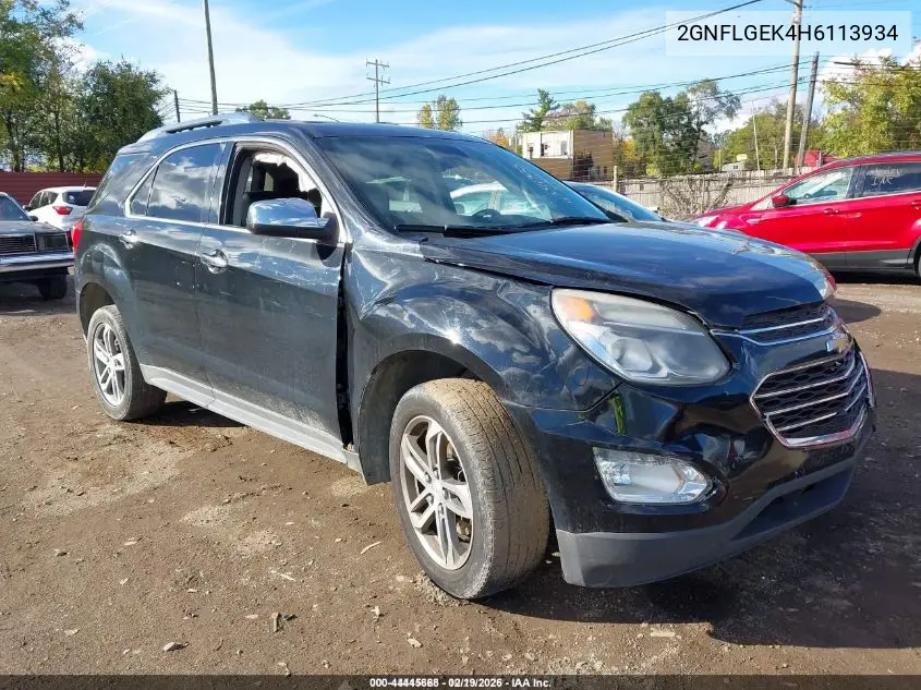 2GNFLGEK4H6113934 2017 Chevrolet Equinox Premier