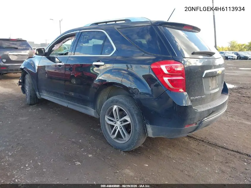 2GNFLGEK4H6113934 2017 Chevrolet Equinox Premier