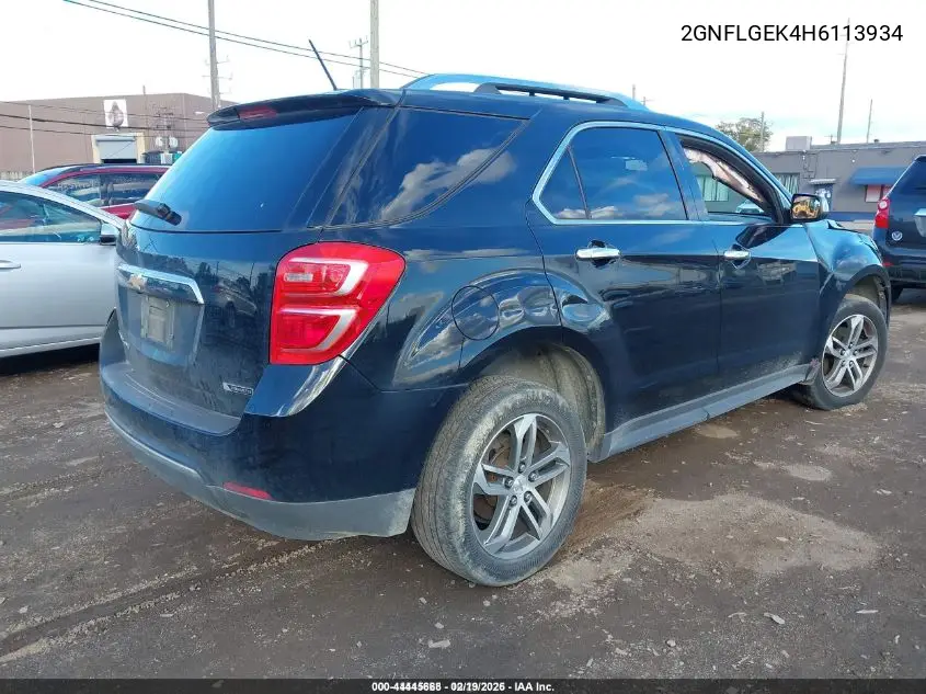 2GNFLGEK4H6113934 2017 Chevrolet Equinox Premier