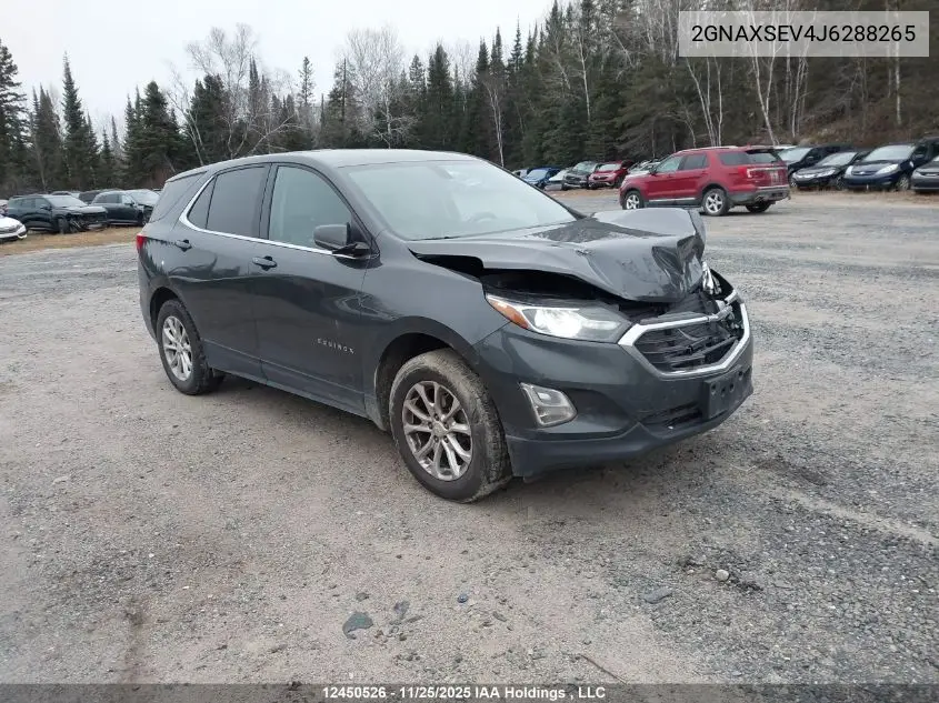 2GNAXSEV4J6288265 2018 Chevrolet Equinox 1Lt