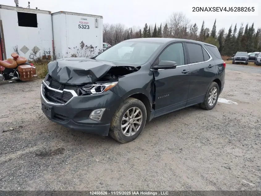 2GNAXSEV4J6288265 2018 Chevrolet Equinox 1Lt