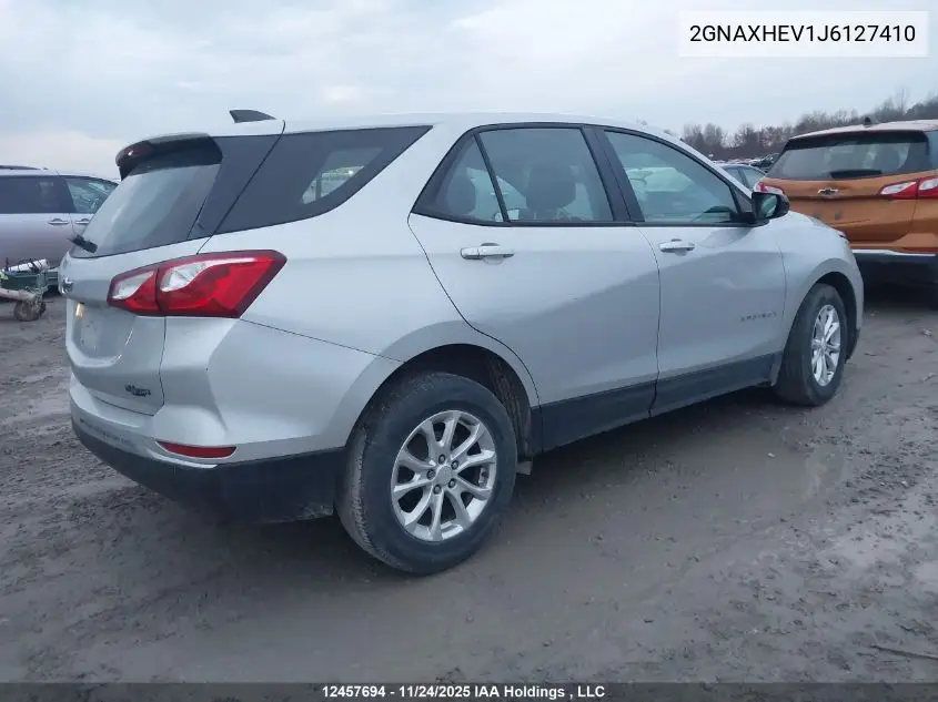 2GNAXHEV1J6127410 2018 Chevrolet Equinox Ls