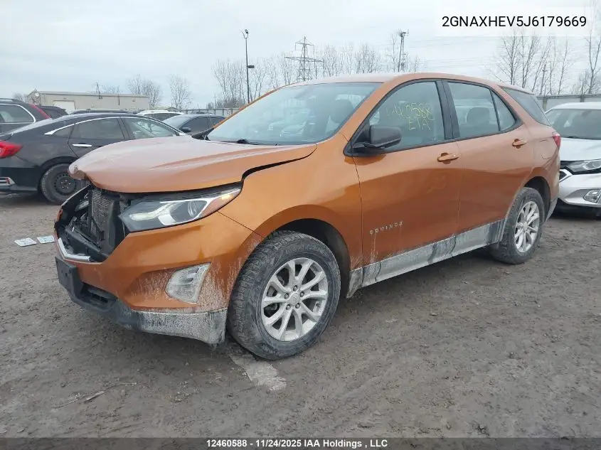 2GNAXHEV5J6179669 2018 Chevrolet Equinox