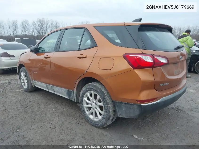 2GNAXHEV5J6179669 2018 Chevrolet Equinox