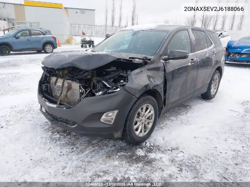 2GNAXSEV2J6188066 2018 Chevrolet Equinox 1Lt