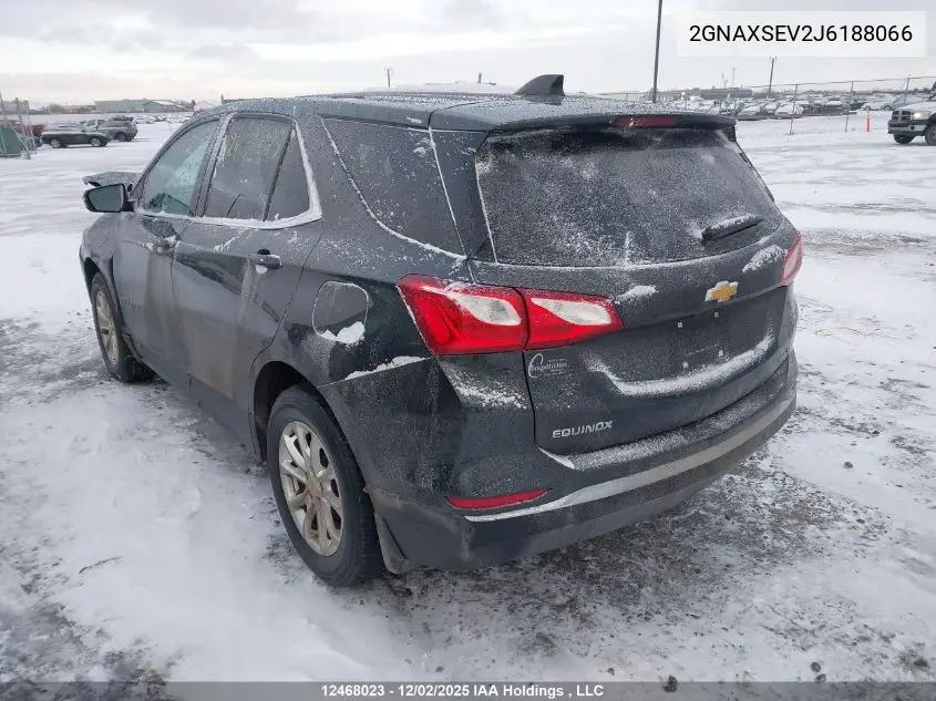 2GNAXSEV2J6188066 2018 Chevrolet Equinox 1Lt