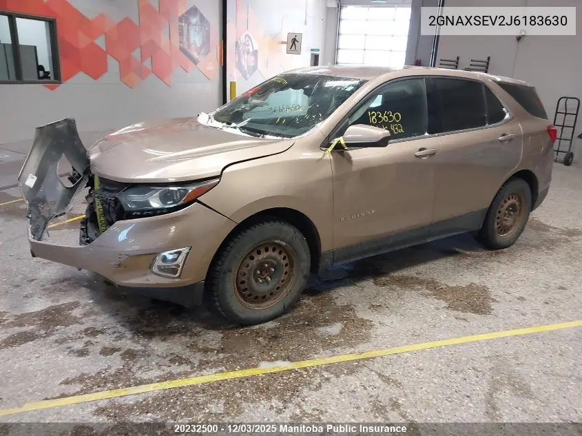 2GNAXSEV2J6183630 2018 Chevrolet Equinox Lt