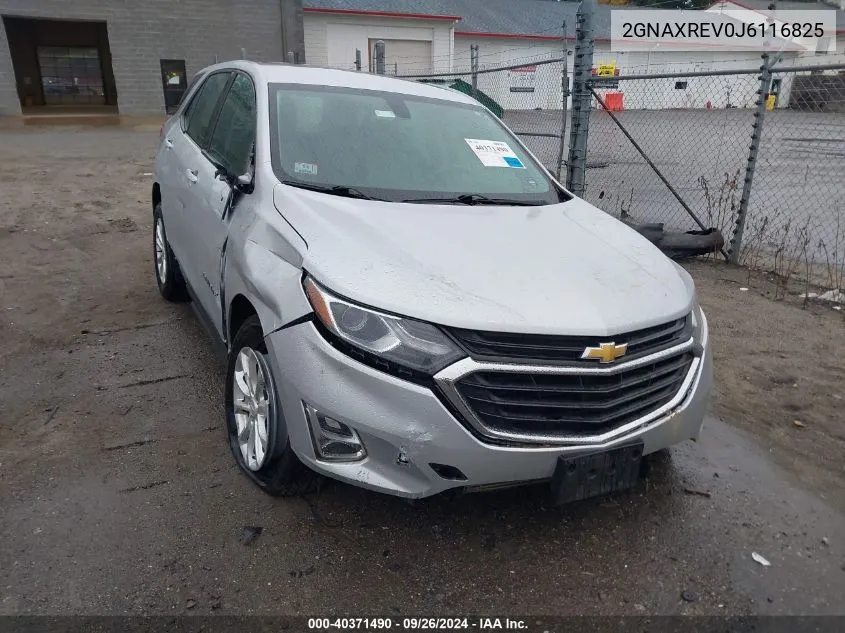 2018 Chevrolet Equinox Ls VIN: 2GNAXREV0J6116825 Lot: 40371490