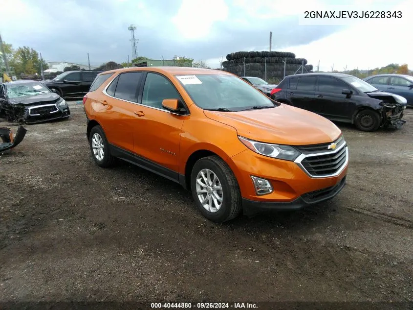 2GNAXJEV3J6228343 2018 Chevrolet Equinox Lt