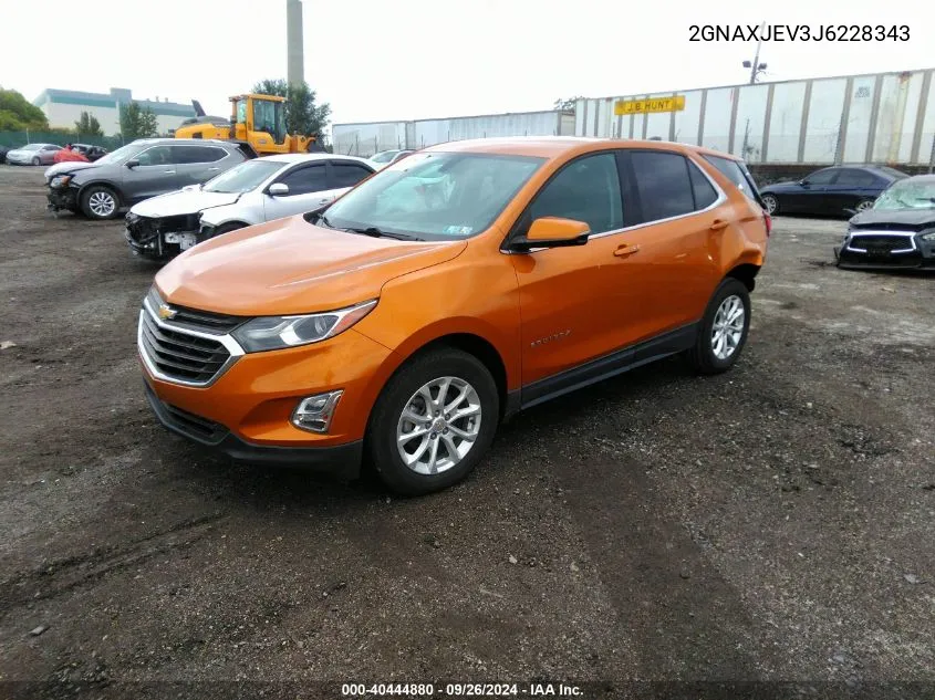 2GNAXJEV3J6228343 2018 Chevrolet Equinox Lt