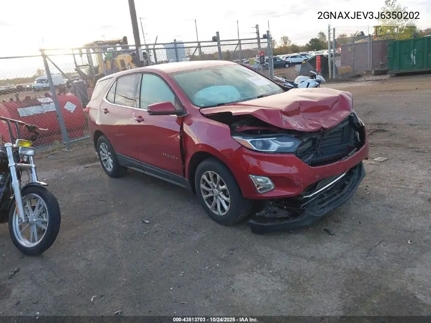 2GNAXJEV3J6350202 2018 Chevrolet Equinox Lt
