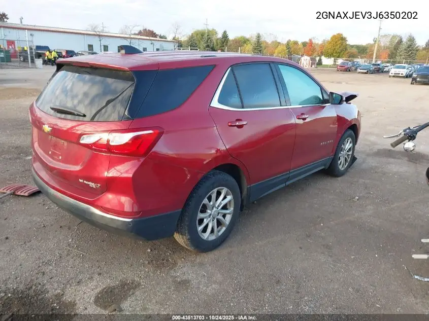 2GNAXJEV3J6350202 2018 Chevrolet Equinox Lt
