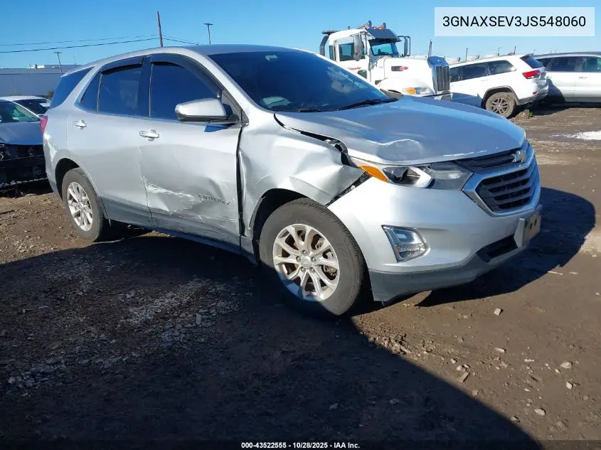 3GNAXSEV3JS548060 2018 Chevrolet Equinox Lt