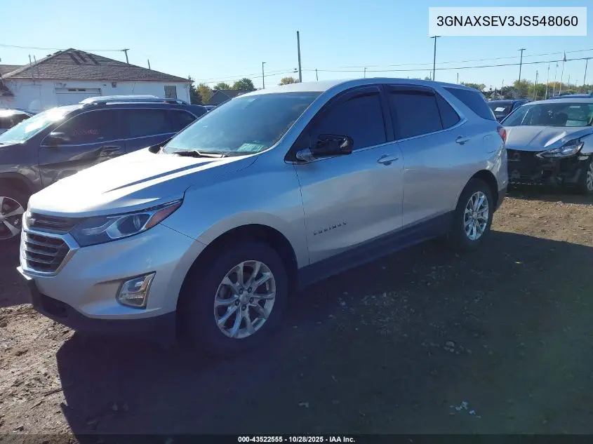 3GNAXSEV3JS548060 2018 Chevrolet Equinox Lt