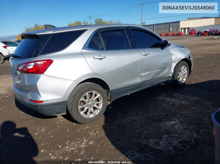 3GNAXSEV3JS548060 2018 Chevrolet Equinox Lt