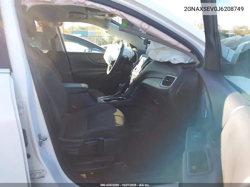 2GNAXSEV0J6208749 2018 Chevrolet Equinox Lt