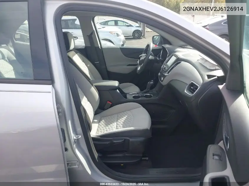 2GNAXHEV2J6126914 2018 Chevrolet Equinox Ls