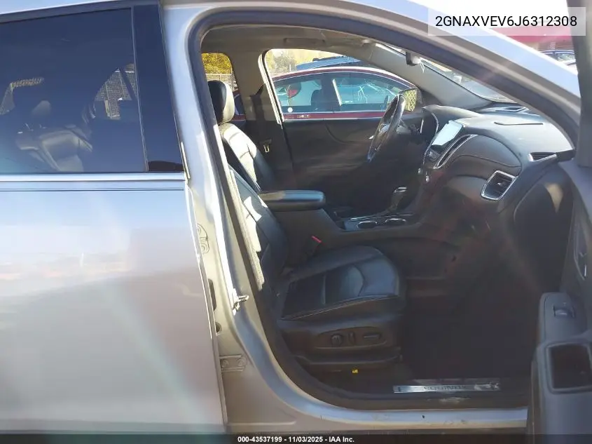 2GNAXVEV6J6312308 2018 Chevrolet Equinox Premier