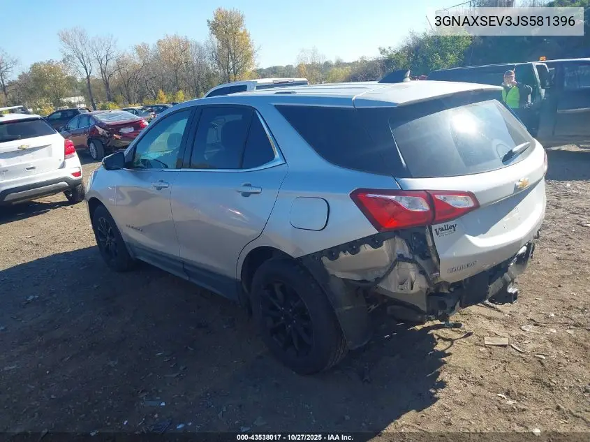 3GNAXSEV3JS581396 2018 Chevrolet Equinox Lt