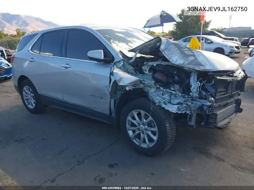 3GNAXJEV9JL162750 2018 Chevrolet Equinox Lt