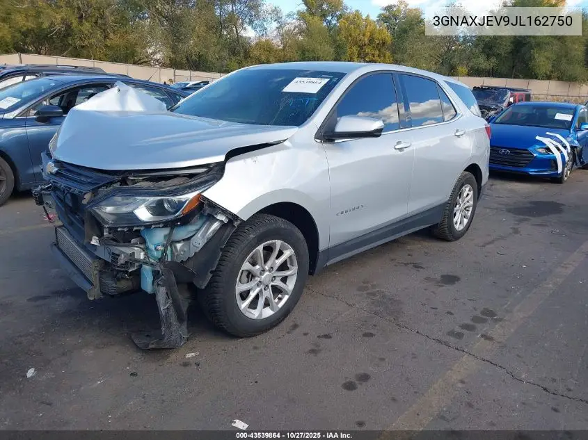3GNAXJEV9JL162750 2018 Chevrolet Equinox Lt