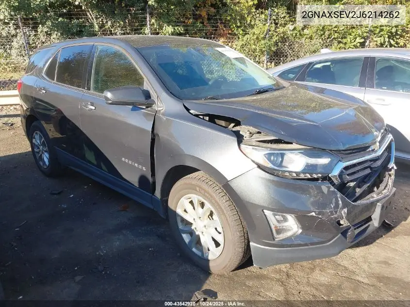 2GNAXSEV2J6214262 2018 Chevrolet Equinox Lt