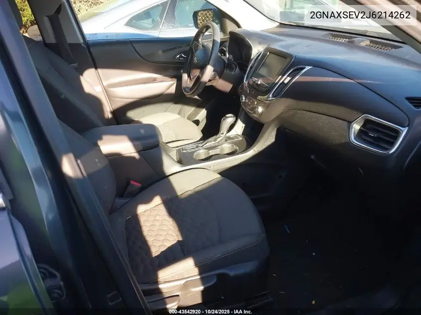 2GNAXSEV2J6214262 2018 Chevrolet Equinox Lt