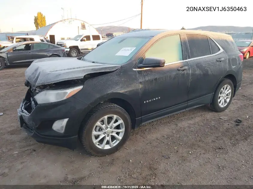 2GNAXSEV1J6350463 2018 Chevrolet Equinox Lt