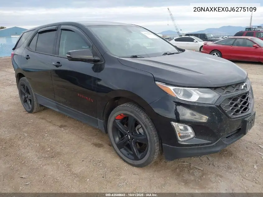 2GNAXKEX0J6275109 2018 Chevrolet Equinox Lt