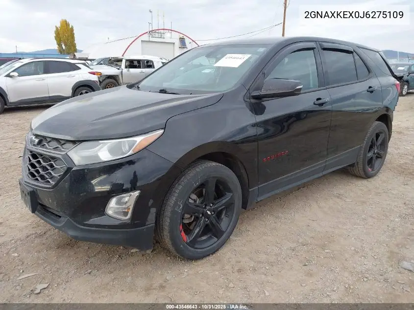 2GNAXKEX0J6275109 2018 Chevrolet Equinox Lt